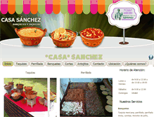 Tablet Screenshot of casasanchez.com.mx